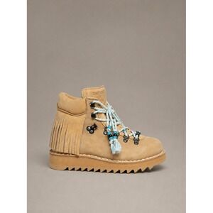 Rare Alanui x Diemme Roccia Fringe Beaded Vibram Boots 38 Made in Italy